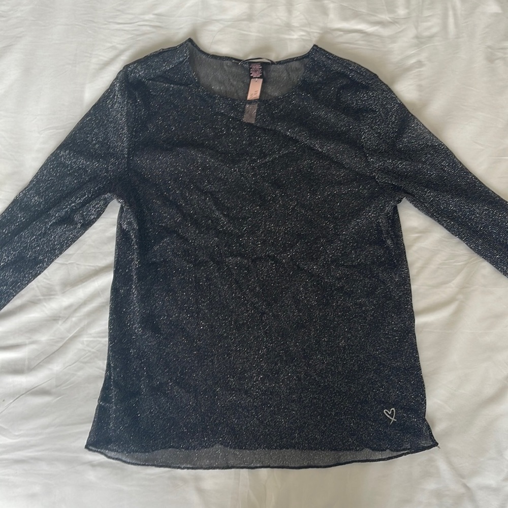 Victoria Secret Mesh Sparkly Top